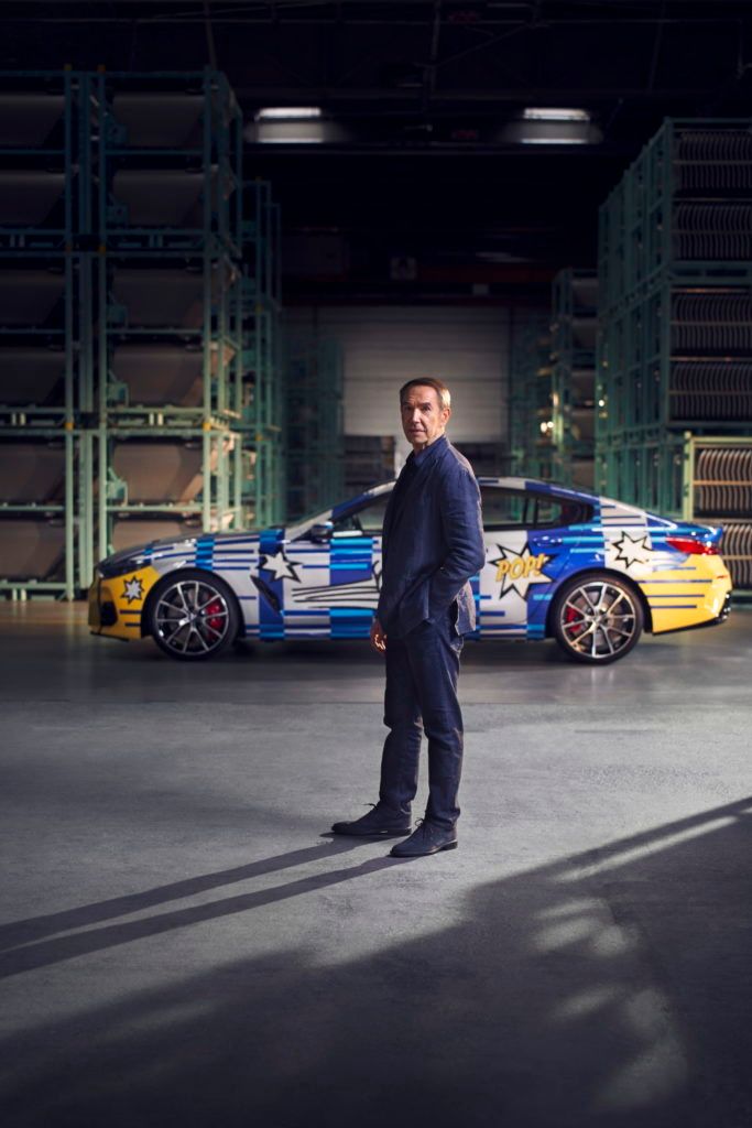 Jeff Koons and his BMW