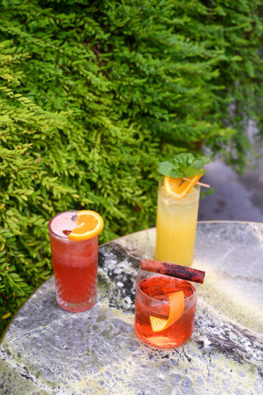 Now till 23 June: Raffles Courtyard & Four Pillars Gin