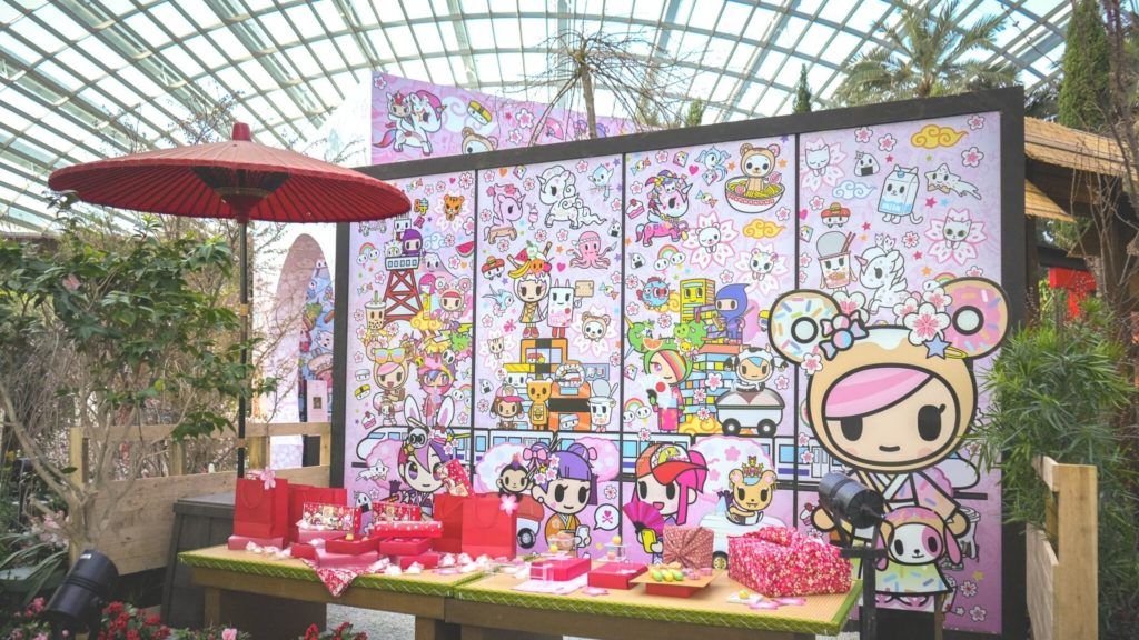 Tokidoki-Themed Cherry Blossom Display At Gardens By The Bay As It Turns 10