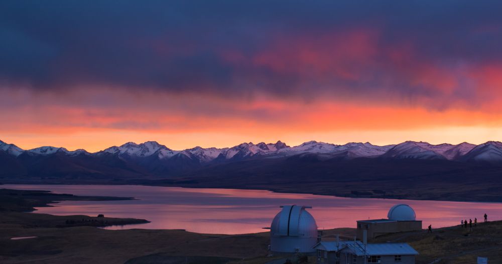 The scenic winter landscapes