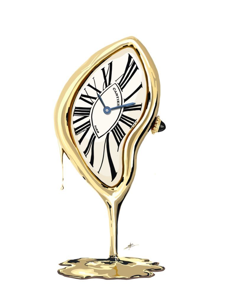 Melting Cartier Crash by Alex Eisenzammer (@watchoniste)