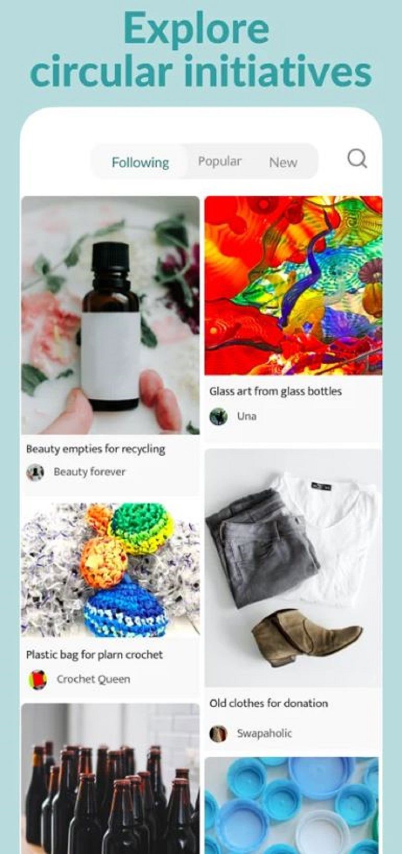 Apps for sustainable lifestyle