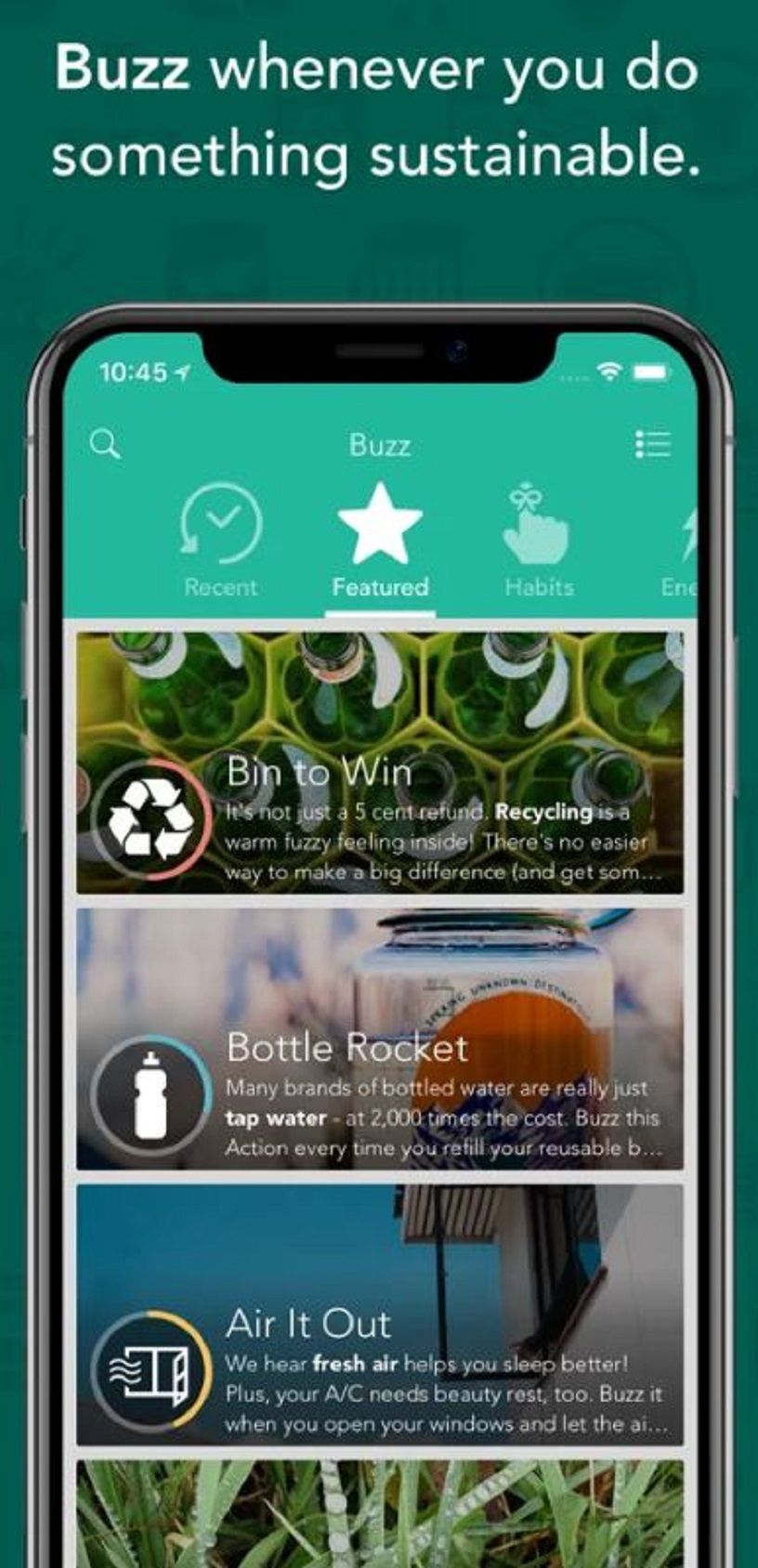 Apps for sustainable lifestyle
