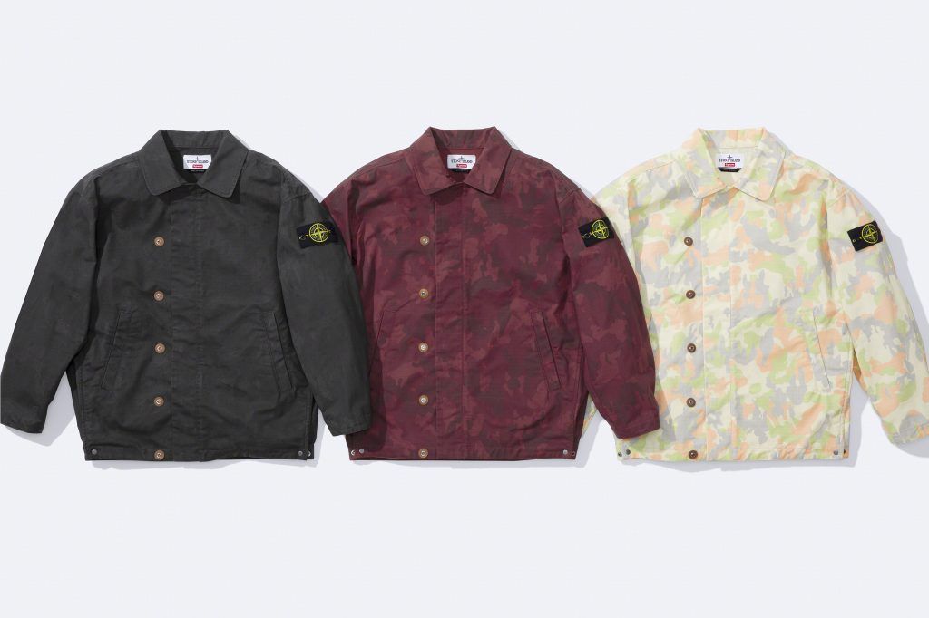 Stone island discount and supreme collab