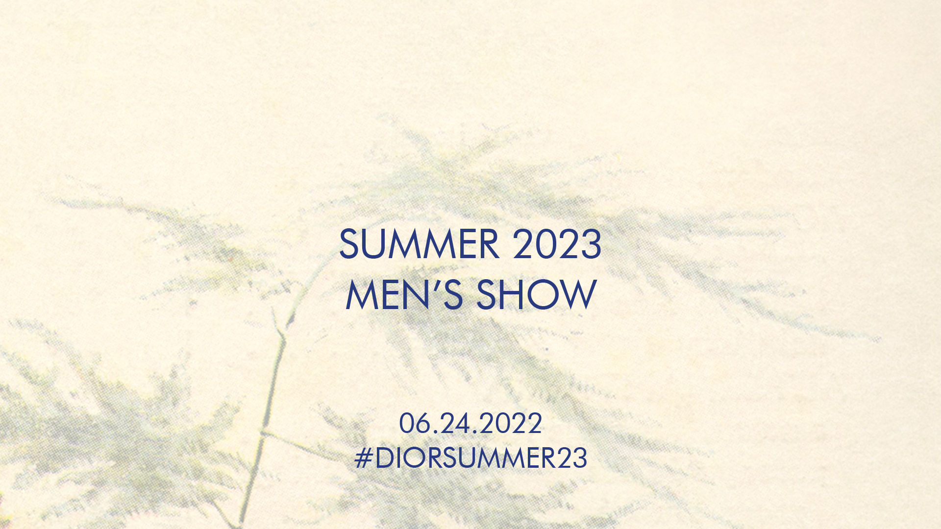 the dior men summer 2023 show