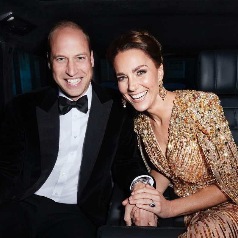 Prince William And Kate Middleton Reveal First Joint Portrait