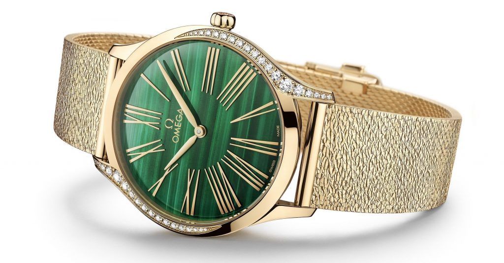 The Omega Trésor Collection Gets A Stunning Revamp With Malachite