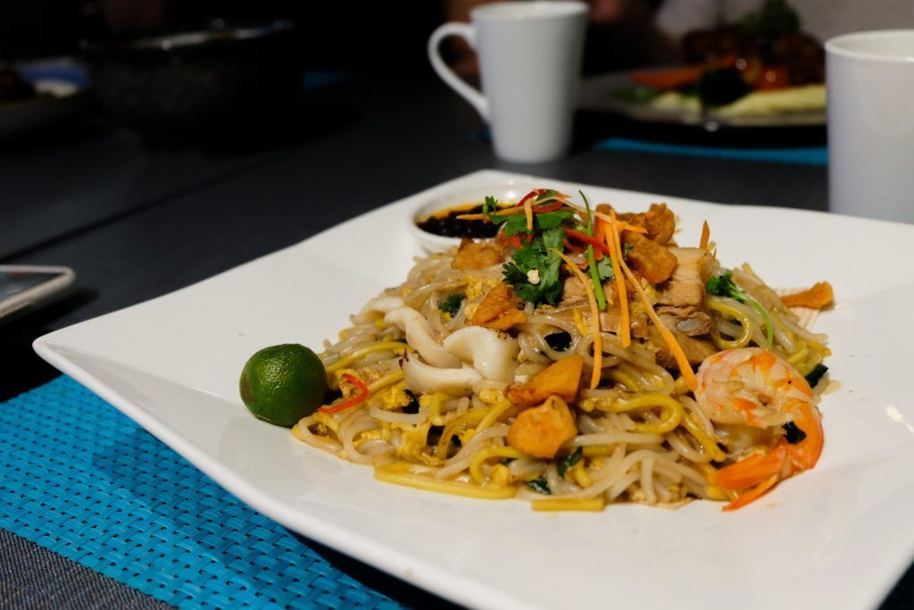 fried Hokkien Mee Hokkien prawn mee wok hei pork belly slices good Hokkien mee crispy pork lard