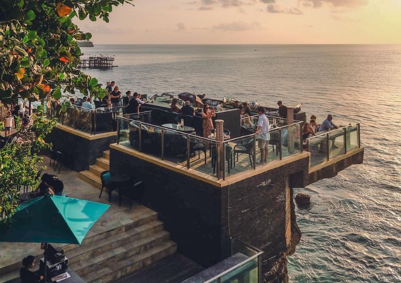 Unusual bars: Rock bar