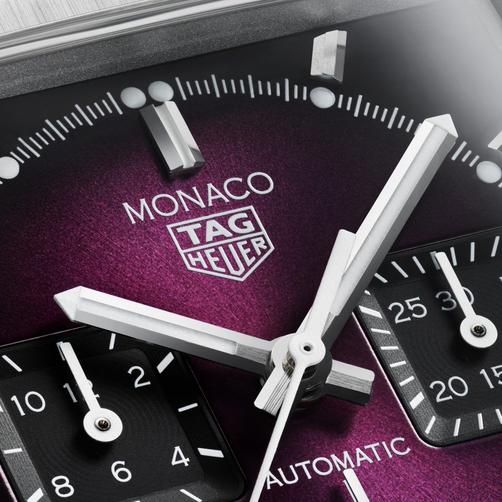 TAG Heuer Proves Purple Is The New Black With Its Latest Monaco