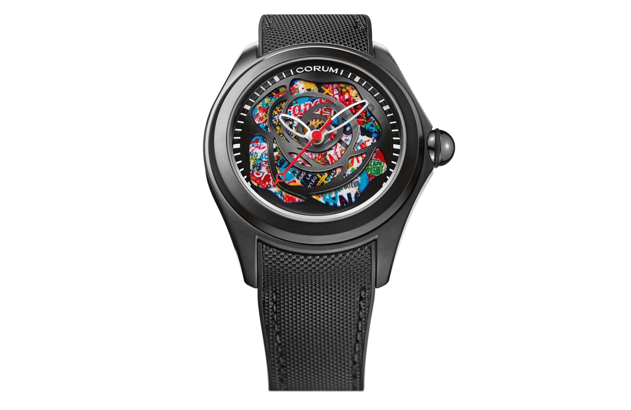 Corum Reveals Colourful Bubble Watch With Street Artist Aiiroh