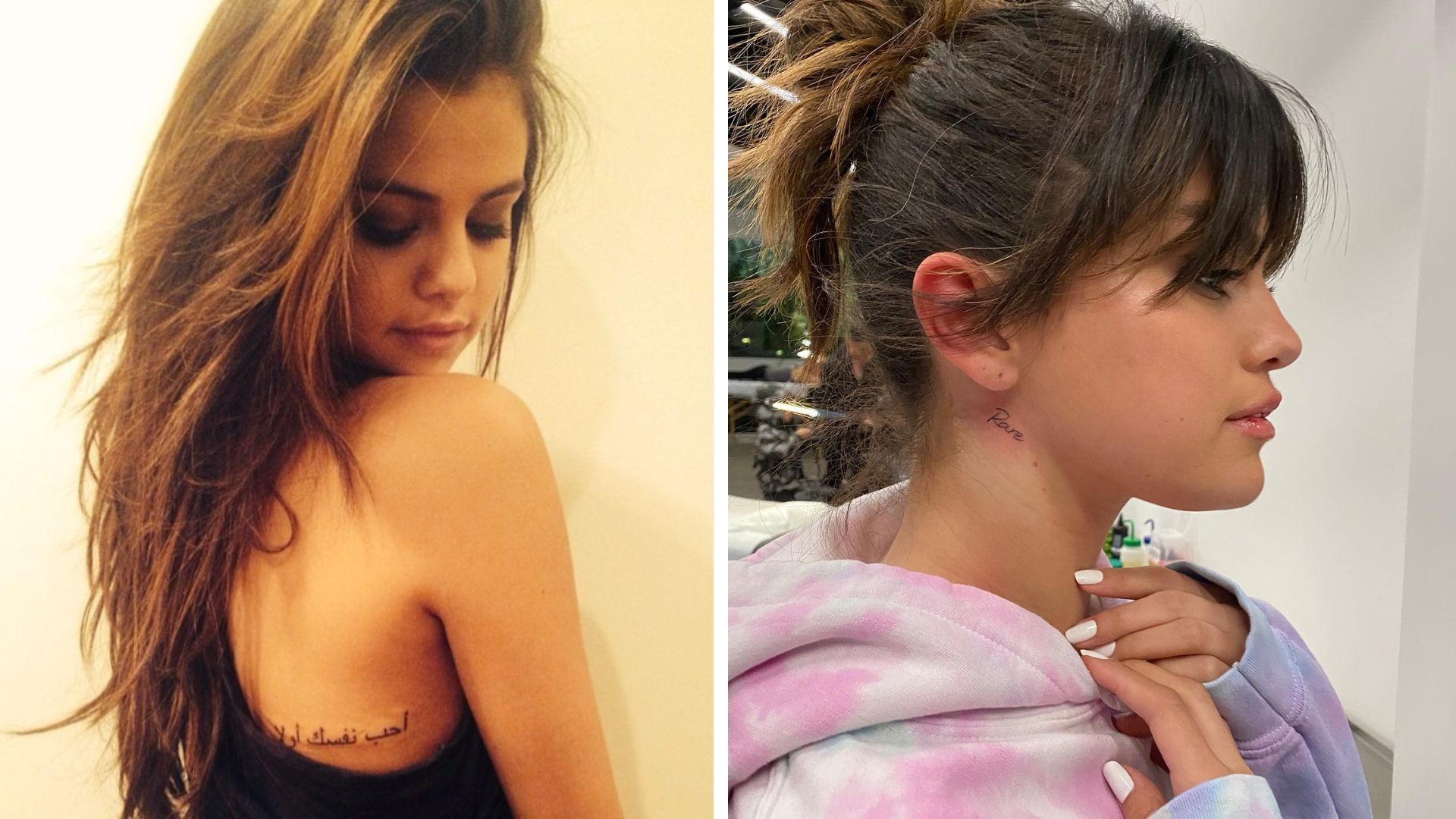 Celebrity tattoos: Selena Gomez