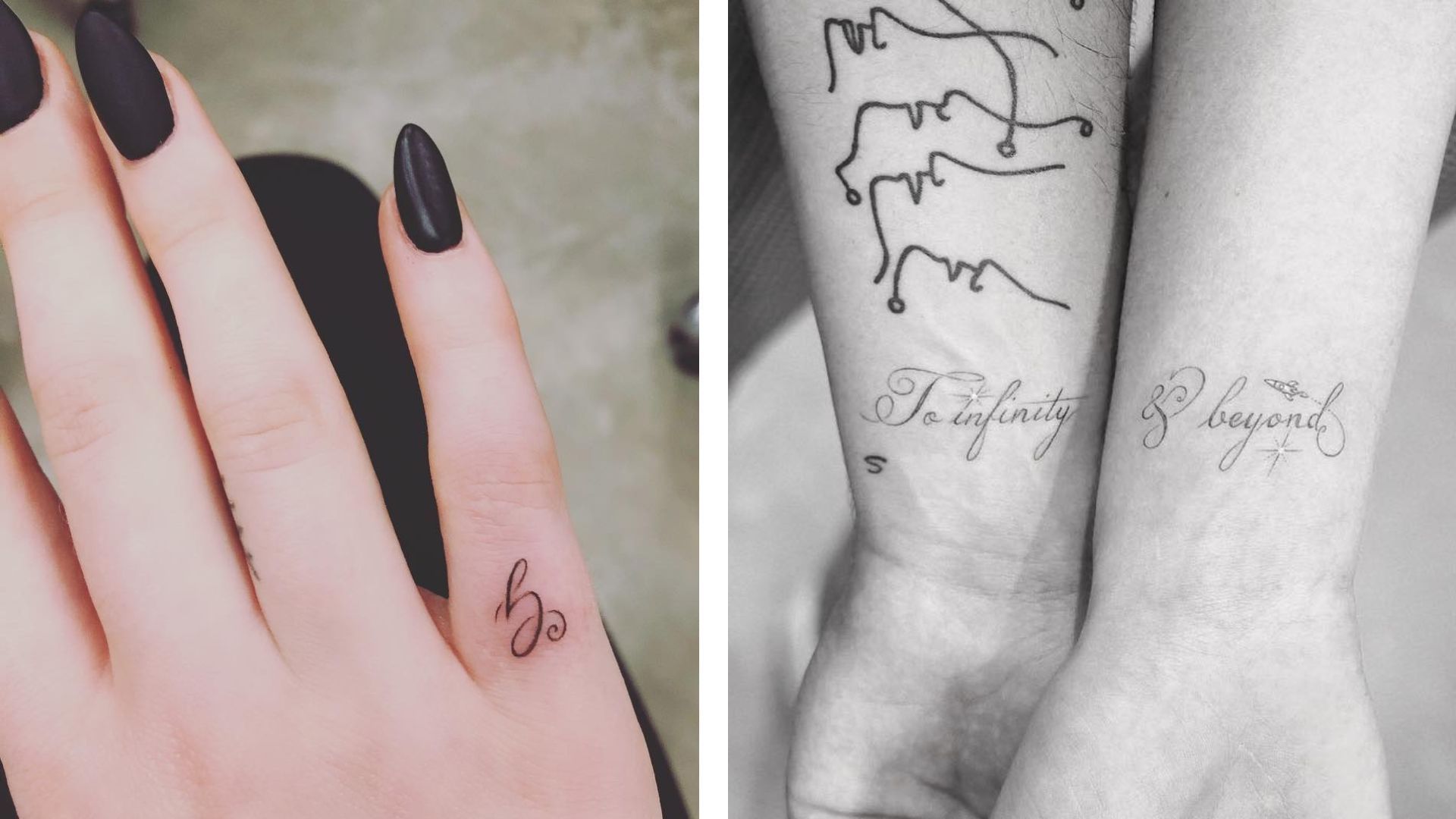 Celebrity tattoos: Sophie urner and Joe Jonas