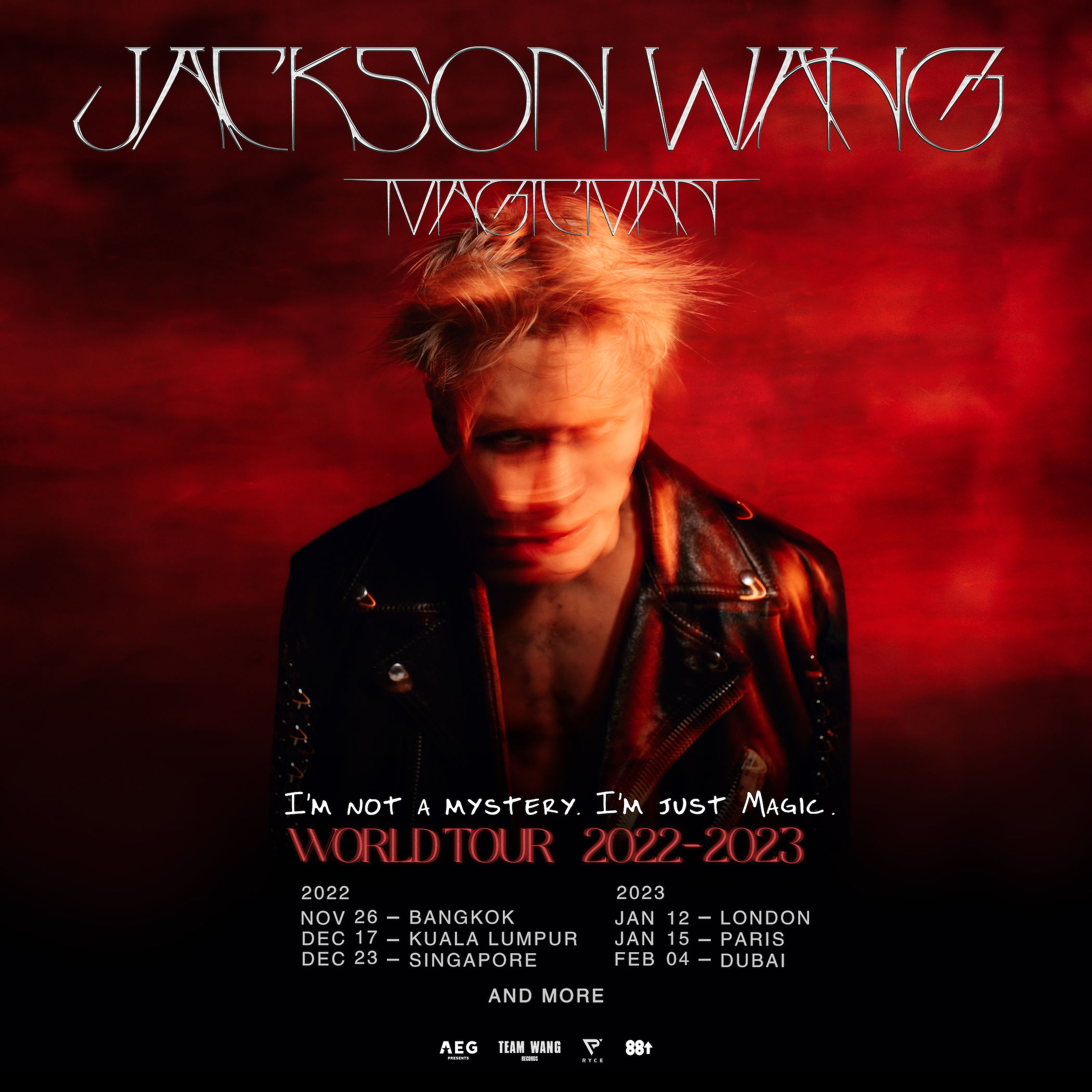 ミュージック  Man ASIA TOUR 2020 /LIVE TOUR 2022 Jackson Wang Magic Man World Tour 2022-2023 Singapore Concert