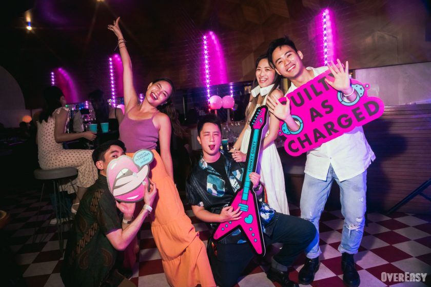 Over Easy's Guilty Pleasures party