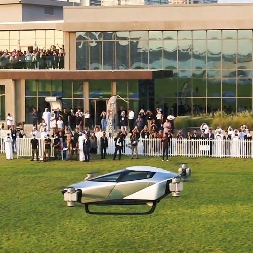 An Electric Flying Car Has Made Its Debut Flight In Dubai