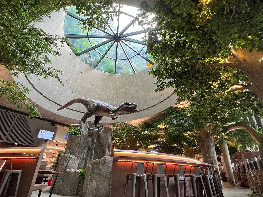 Michelin Stars And Dinosaurs Come Together At Gardens By The Bay’s Jurassic Nest Food Hall
