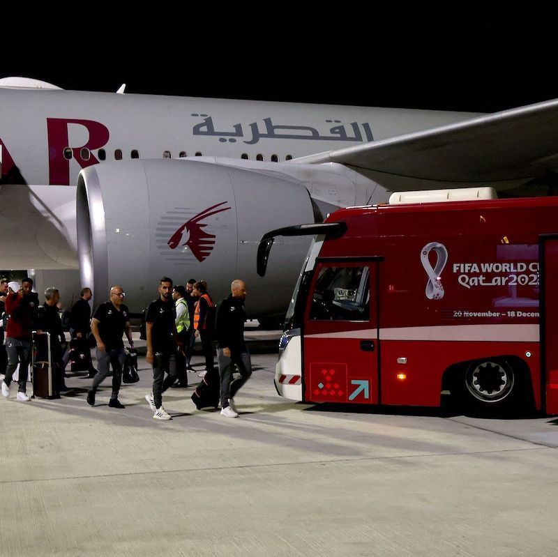 Anticipation For The 2022 FIFA World Cup Heats Up With Teams And Fans Arriving In Qatar