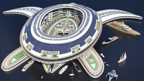 Turtle-Shaped Floating City Set To Be World’s Largest Boat