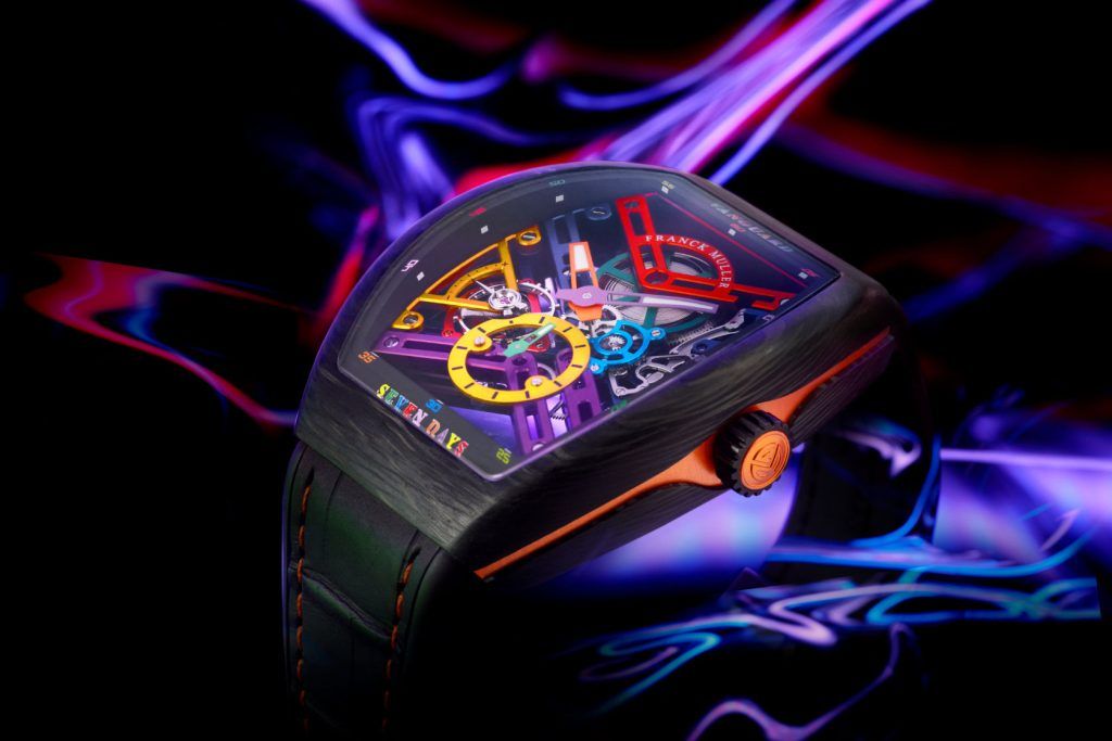 The Franck Muller Vanguard Skeleton Color Dreams Brings The Rainbow To The Wrist