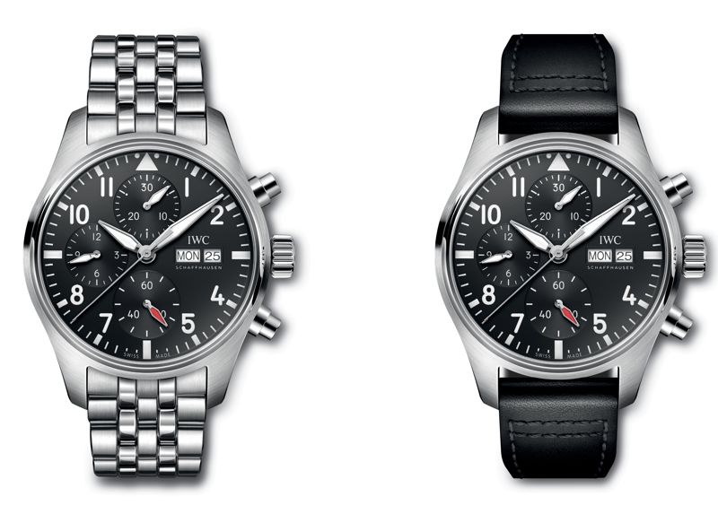 IWC Schaffhausen Adds Black Dials To Pilot’s Watch Chronograph 41 Collection
