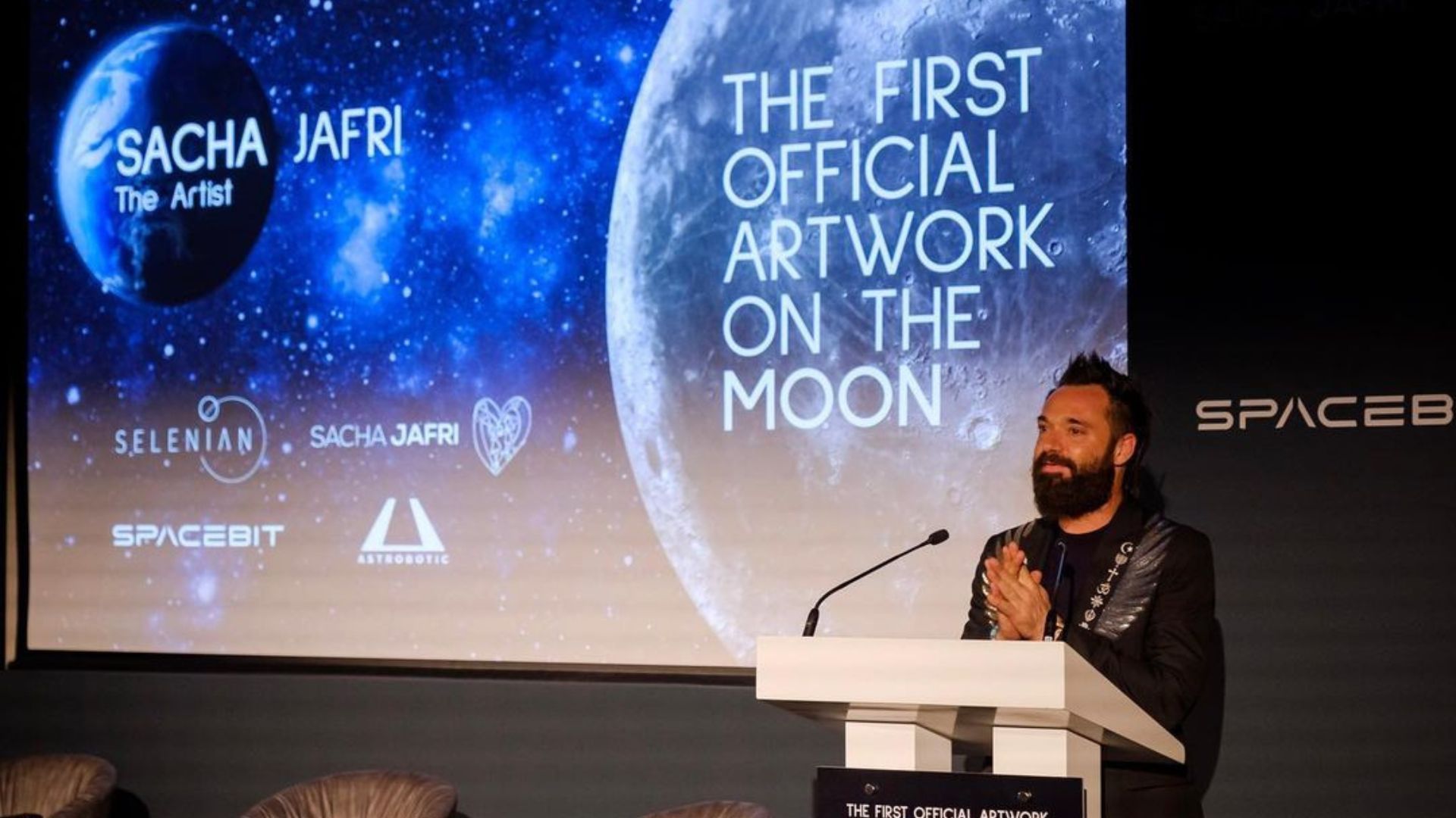 Sacha Jafri Is Sending The First Official Artwork To The Moon