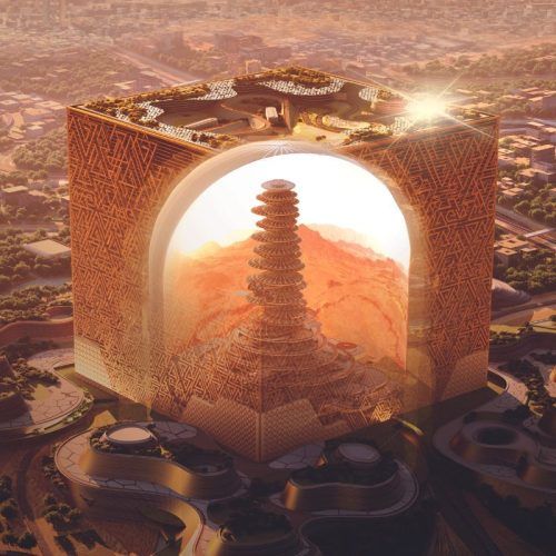 The Mukaab: A Giant Cube In Saudi Arabia That Can Fit 20 Skyscrapers