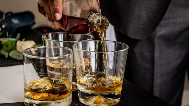 cold water in whiskey
