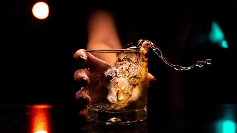 cold water in whiskey