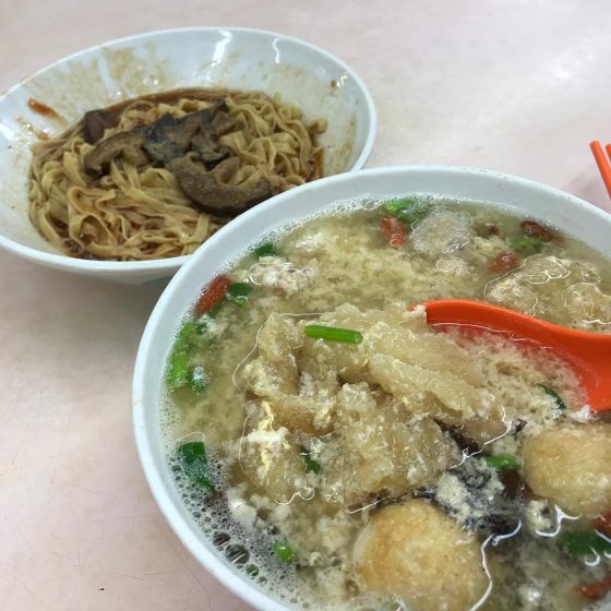 Ding Ji Mushroom Minced Meat Noodles