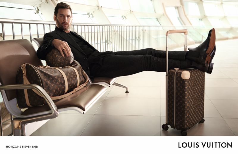 IDEAS: Lionel Messi Swaps Football Boots for Louis Vuitton in New Travel  Campaign