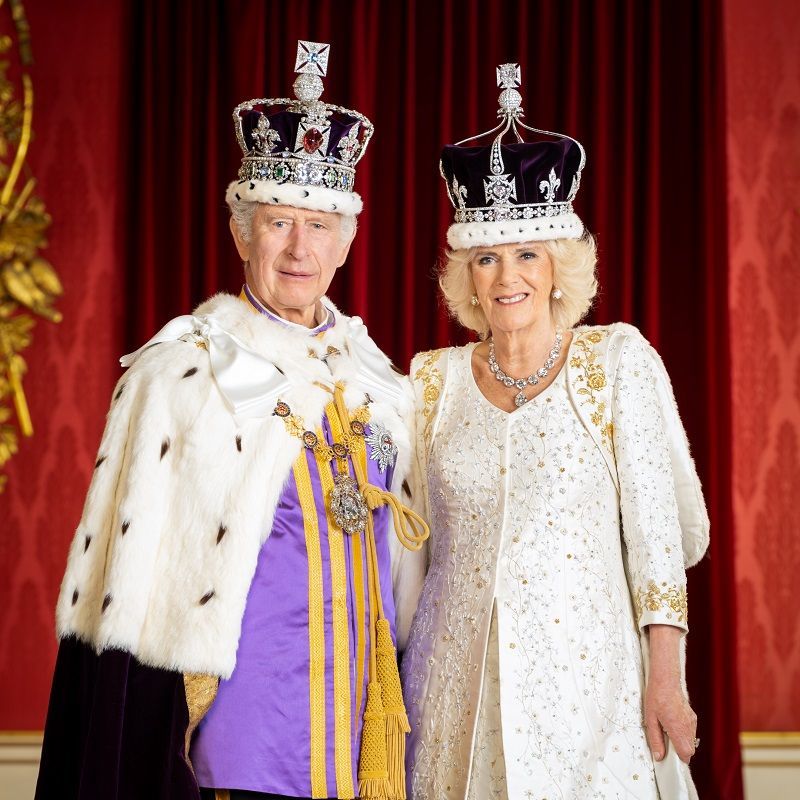 Buckingham Palace Releases First Official Portraits Of King Charles III And Queen Camilla Buckingham Palace Releases First Official Portraits Of King Charles III And Queen Camilla