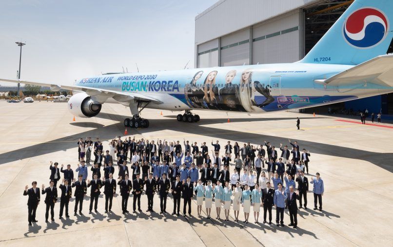 korean air blackpink