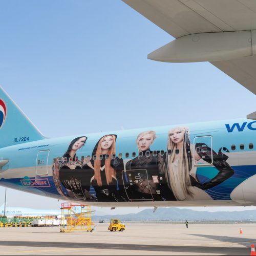 Korean Air Unveils A New BLACKPINK-Themed Plane