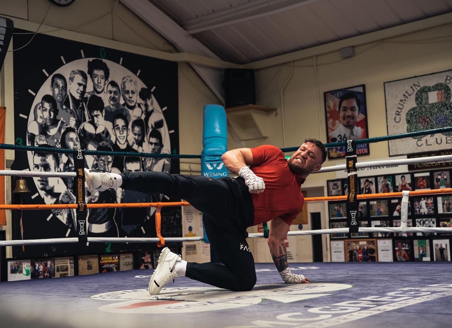 Conor McGregor practice