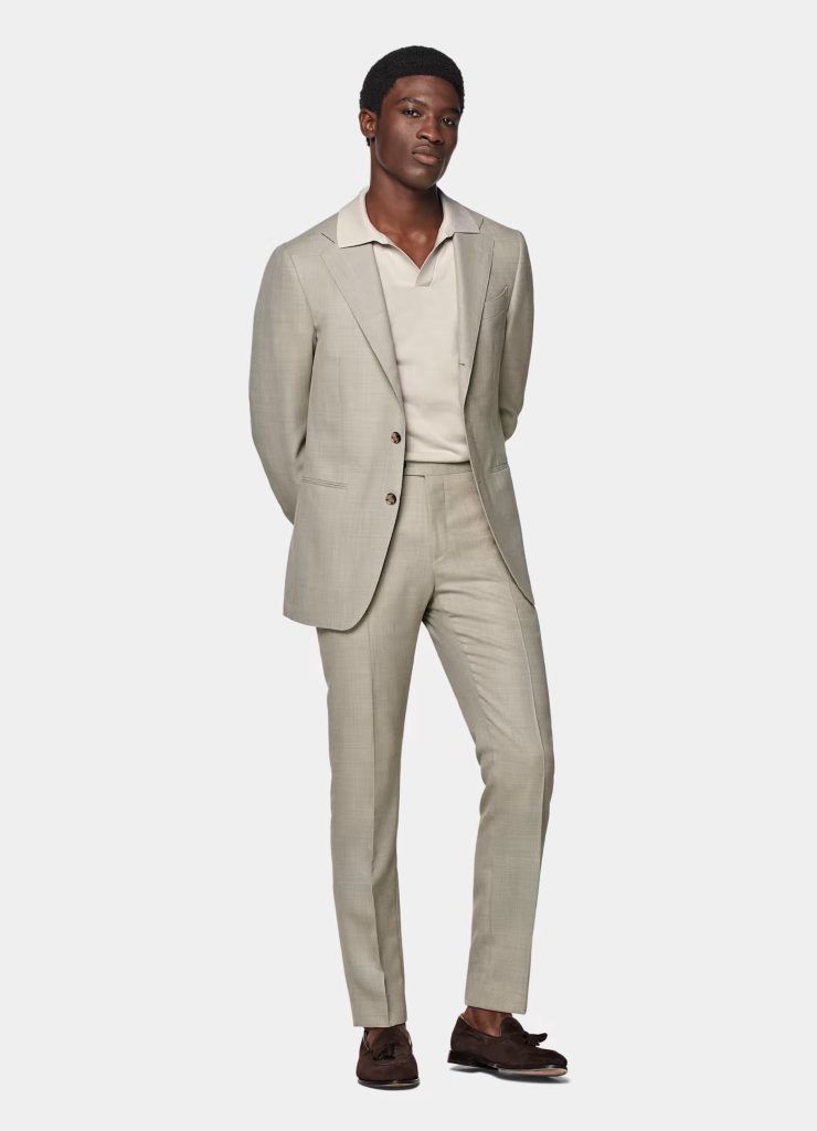 Sand Havana Suit in Linen Cotton