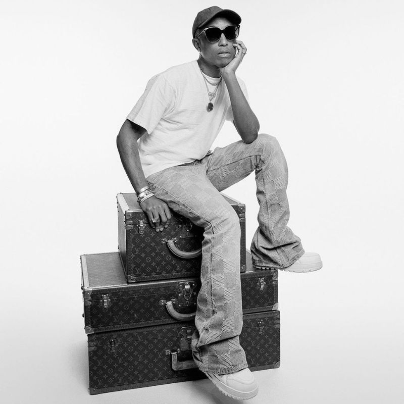 Pharrell reveals his biggest inspiration for first Louis Vuitton