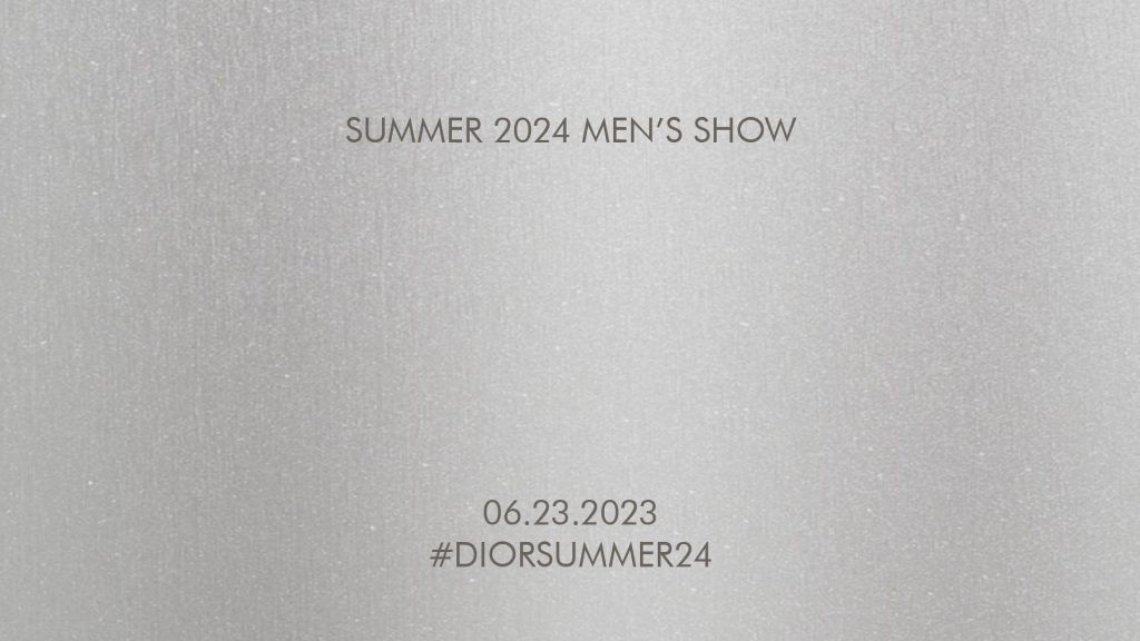Catch Dior Men’s Summer 2024 Livestream Here
