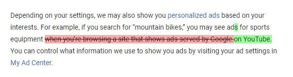 Google Privacy Policy