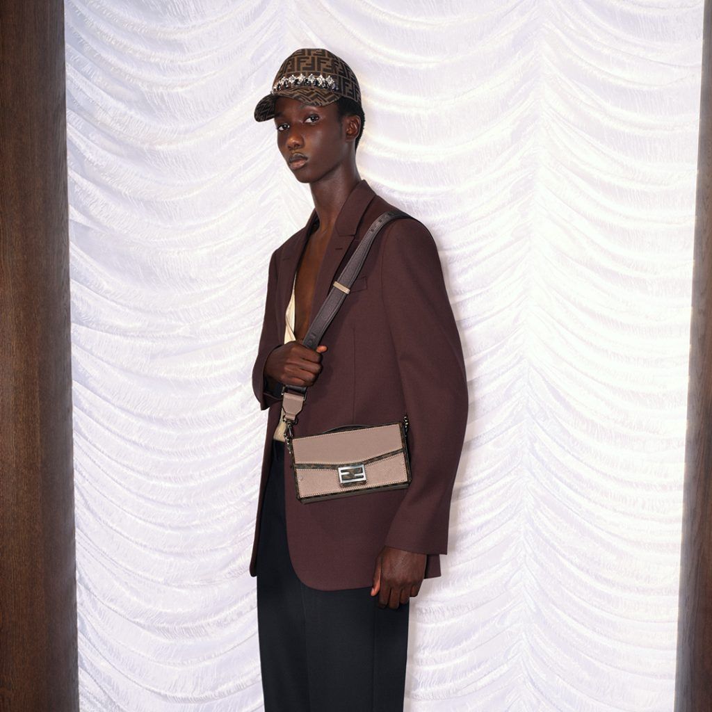 Branded Republic - Tas Louis Vuitton x Virgil Abloh Chalk Nano Monogram  Brown Bag