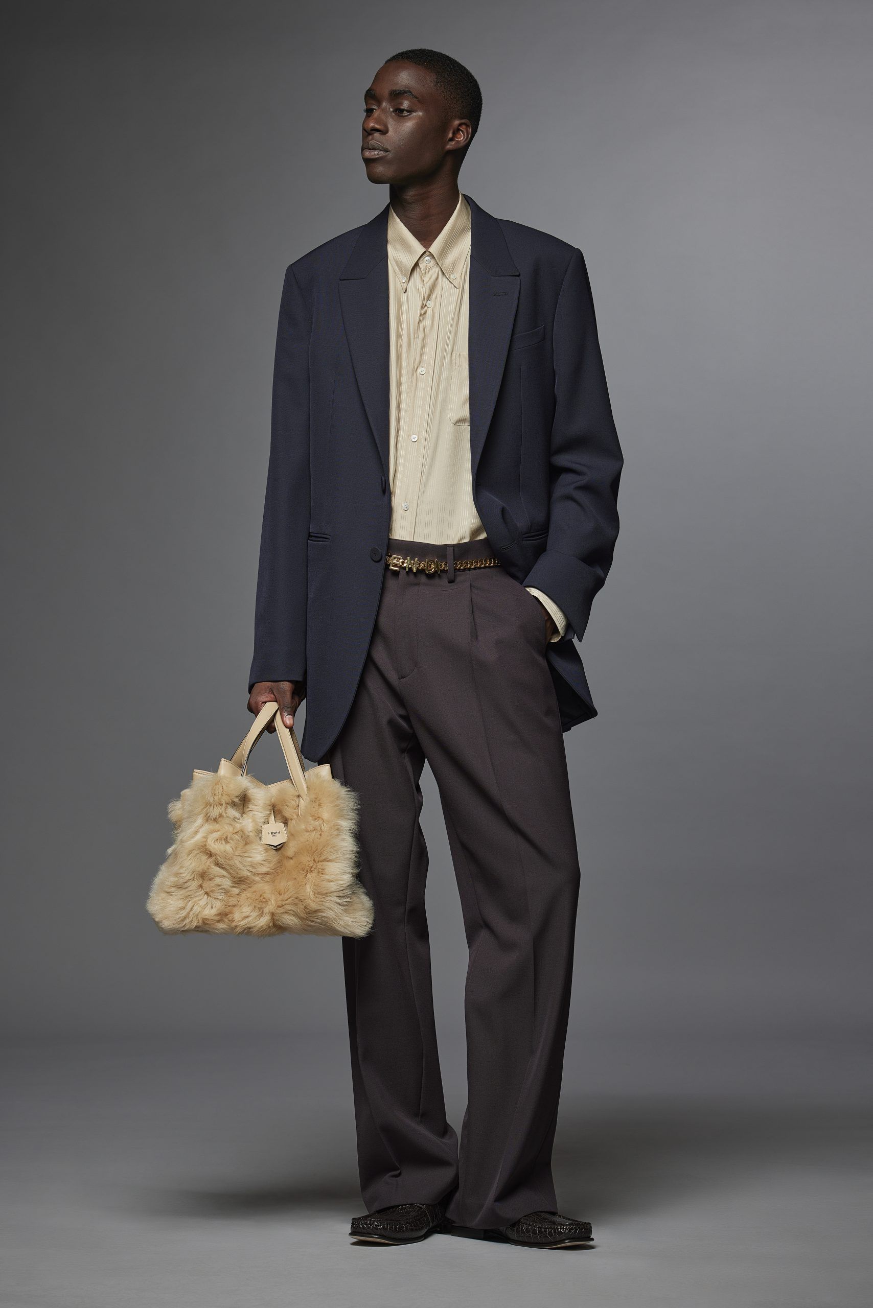 ジャケット Fendi Black Wool Blend Fendi X Stefano Pilati Blazer Fendi Fendi X Stefano Pilati Wool Blend Blazer (Coats and