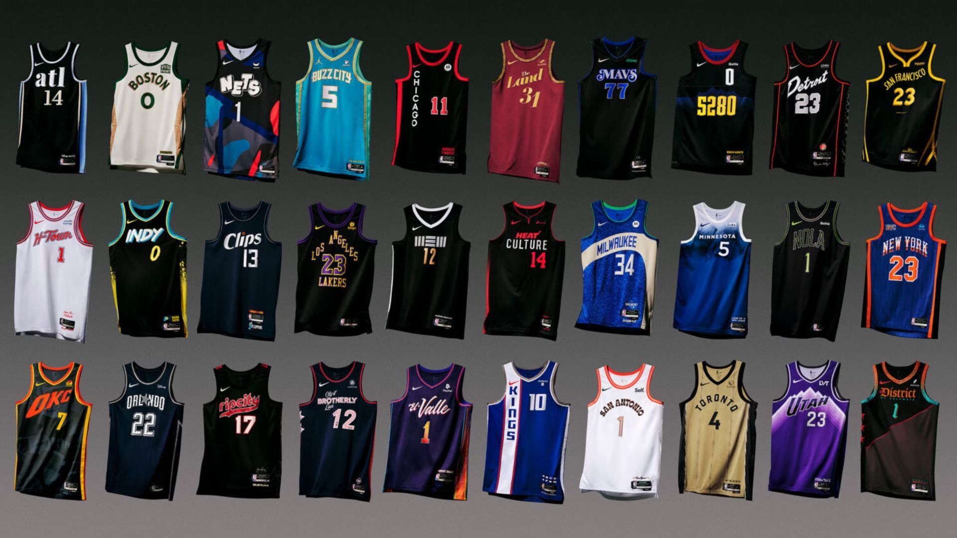Nike Unveils NBA City Edition Jerseys For 2023-2024 Season