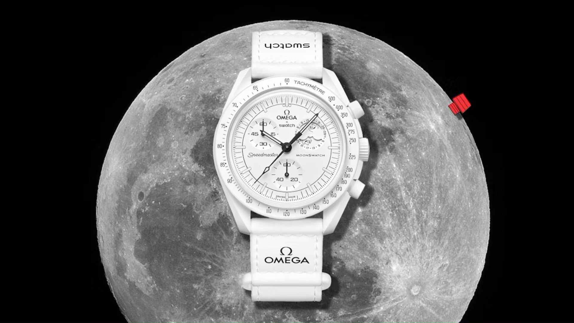 Snoopy x OMEGA x Swatch MoonSwatch White | camillevieraservices.com