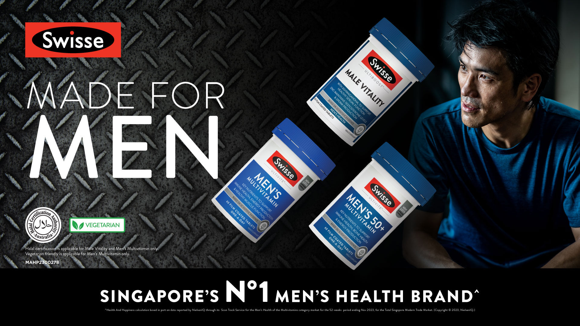 Take Charge Of Your Future with Swisse, Singapore’s No.1 Men’s Health Brand