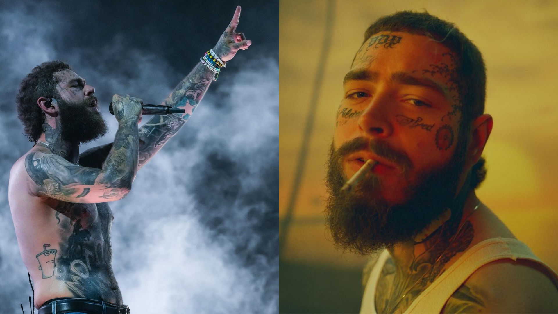 A Guide To The Most Iconic Post Malone Tattoos And Their Meanings