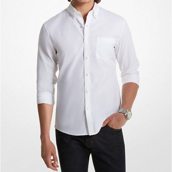Michael Kors Men stretch cotton Oxford shirt
