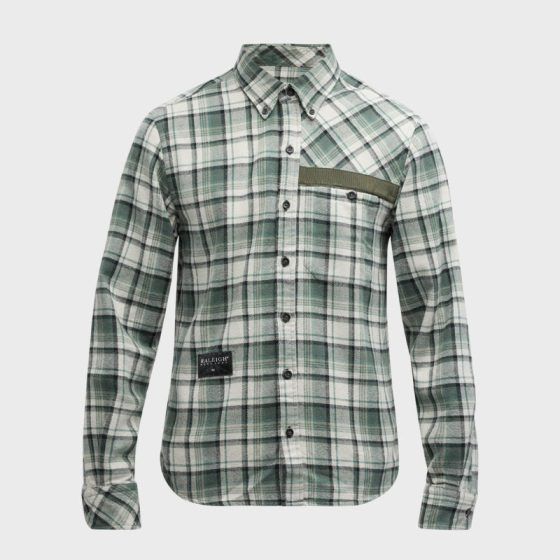 Raleigh Workshop men's Oxford plaid flannel sport shirt