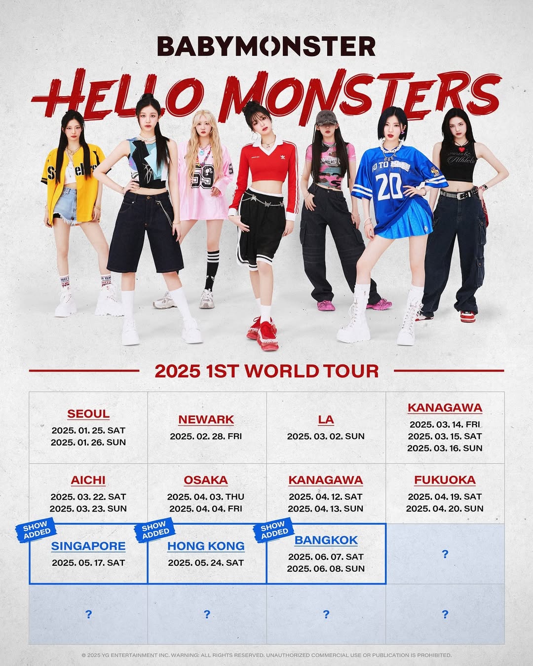 All About BABYMONSTER S 2025 Singapore Concert Babymonster Ygofficial Singapore Concert Credit Instagram