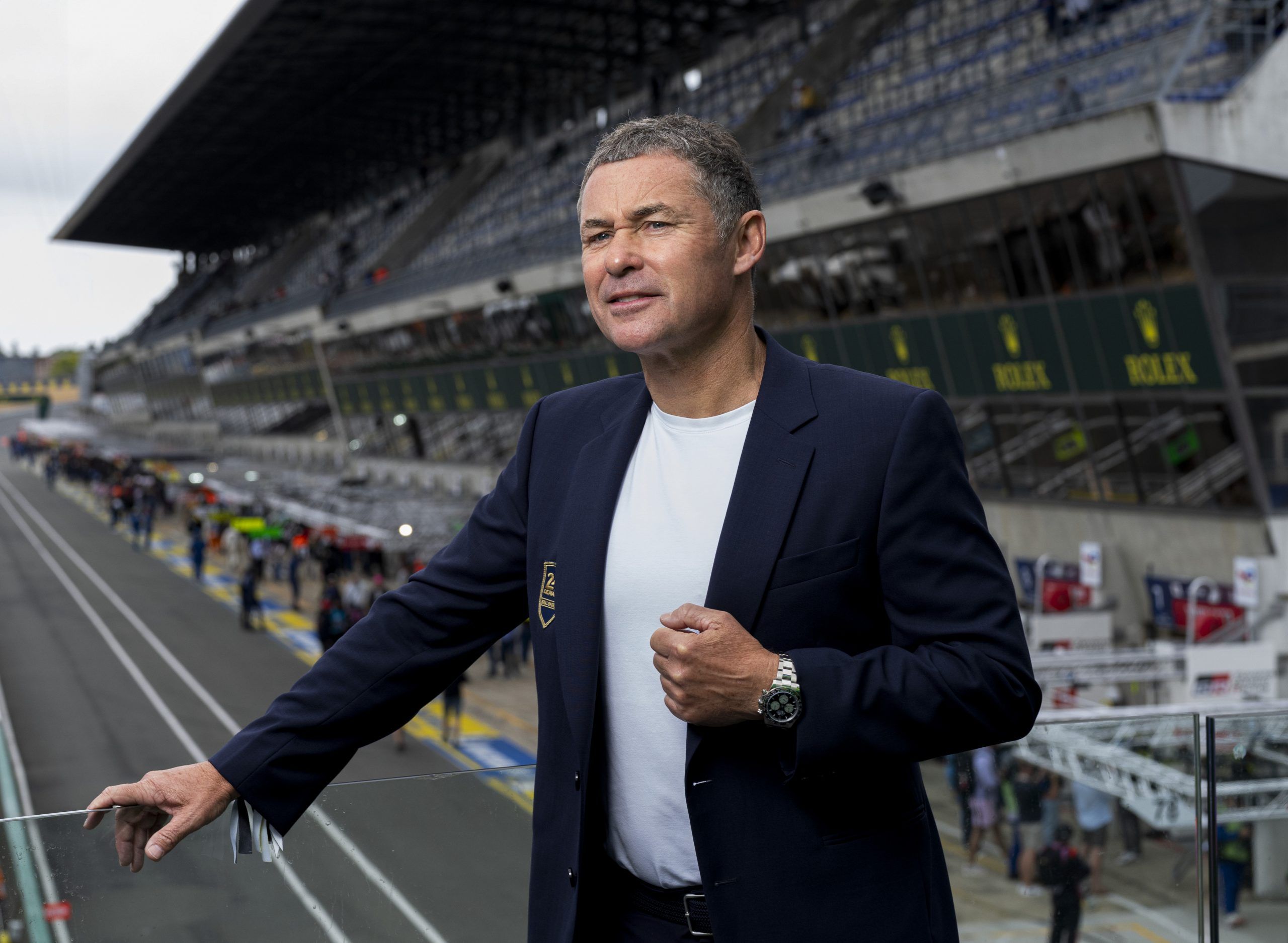 Photo Dédicacée De Tom Kristensen - Légende Des 24H Du Mans - Format 8x11 Pouces