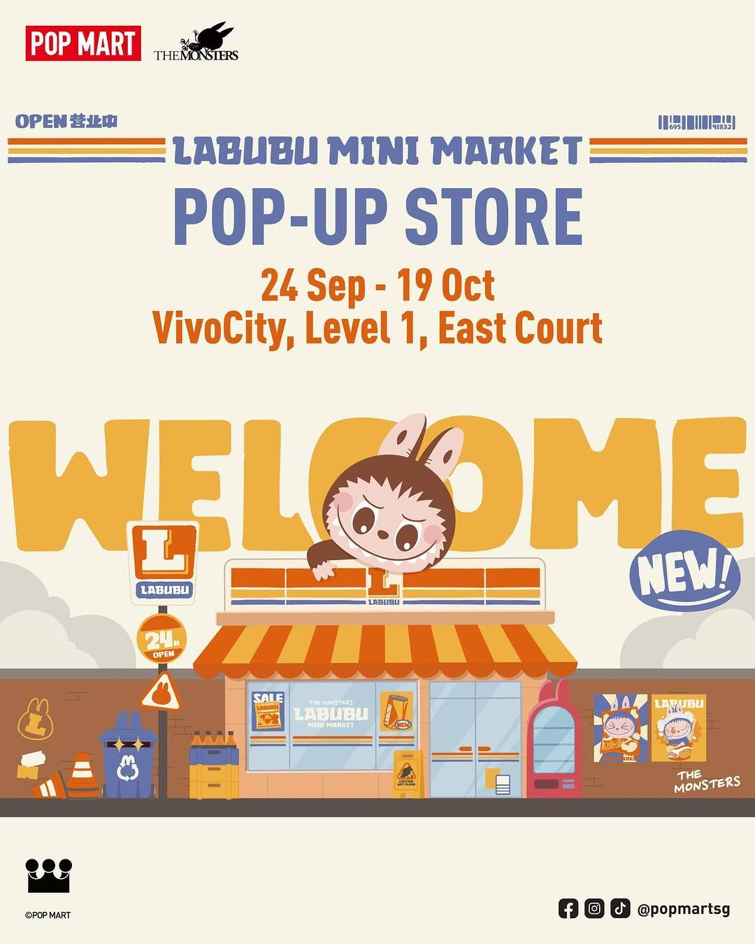 その他 POP MART THE MONSTERS LABUBU MINI MARKET THE MONSTERS Wacky Mart Series Figures - POP MART (United